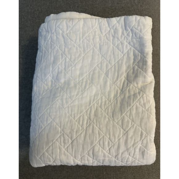 Tommy Bahama Home Other - Tommy Bahama Home White Quilted Quilt 100% Cotton 53x94cm 76948